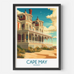 Cape May Modern Travel Poster
