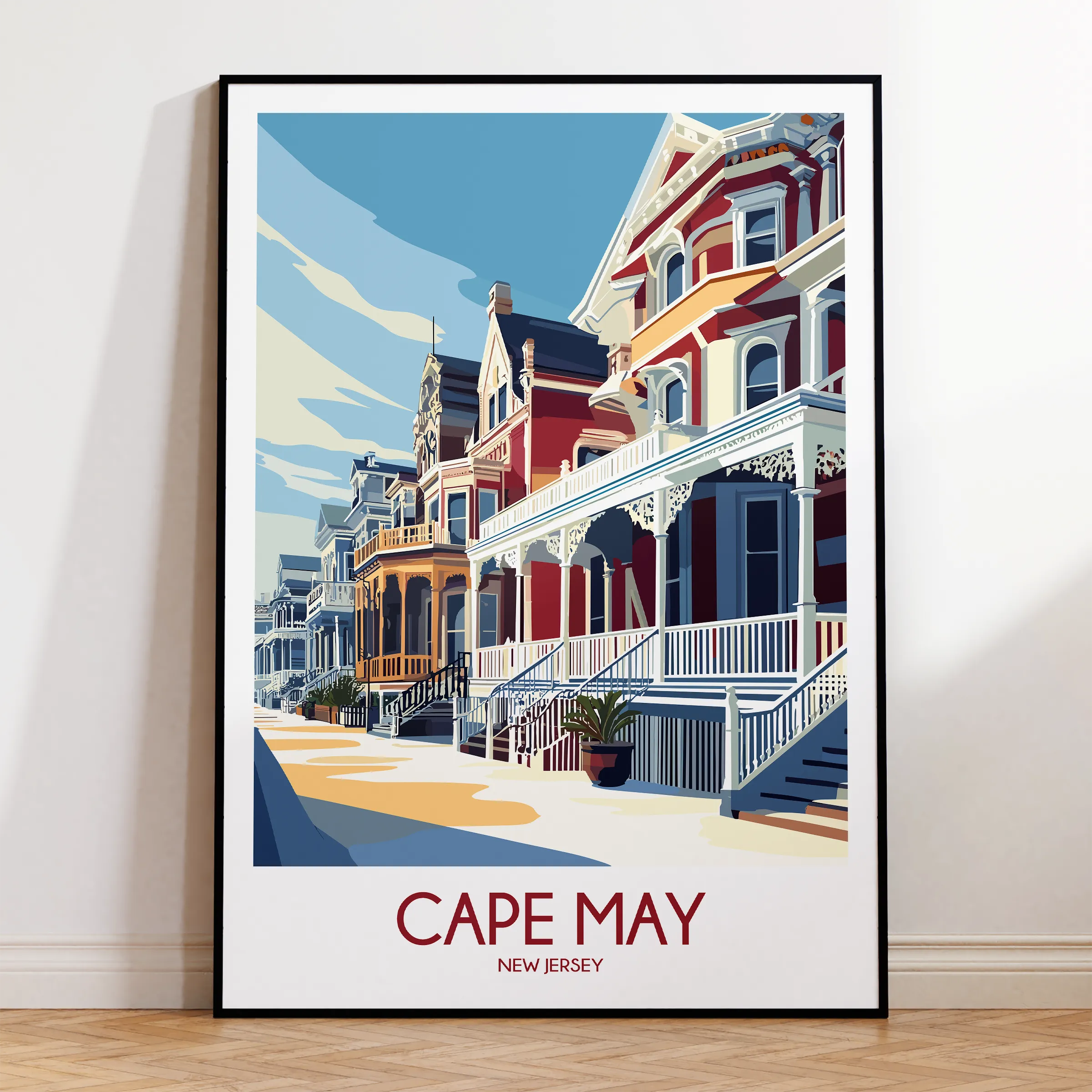 Cape May Souvenir Poster Print