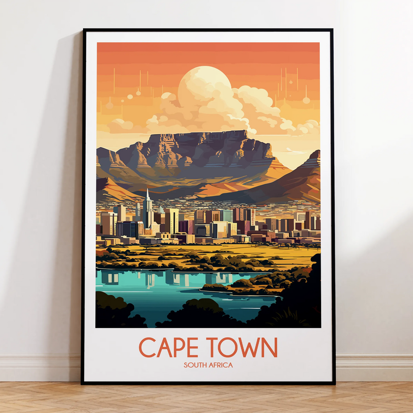 Cape Town Destination Art Gift