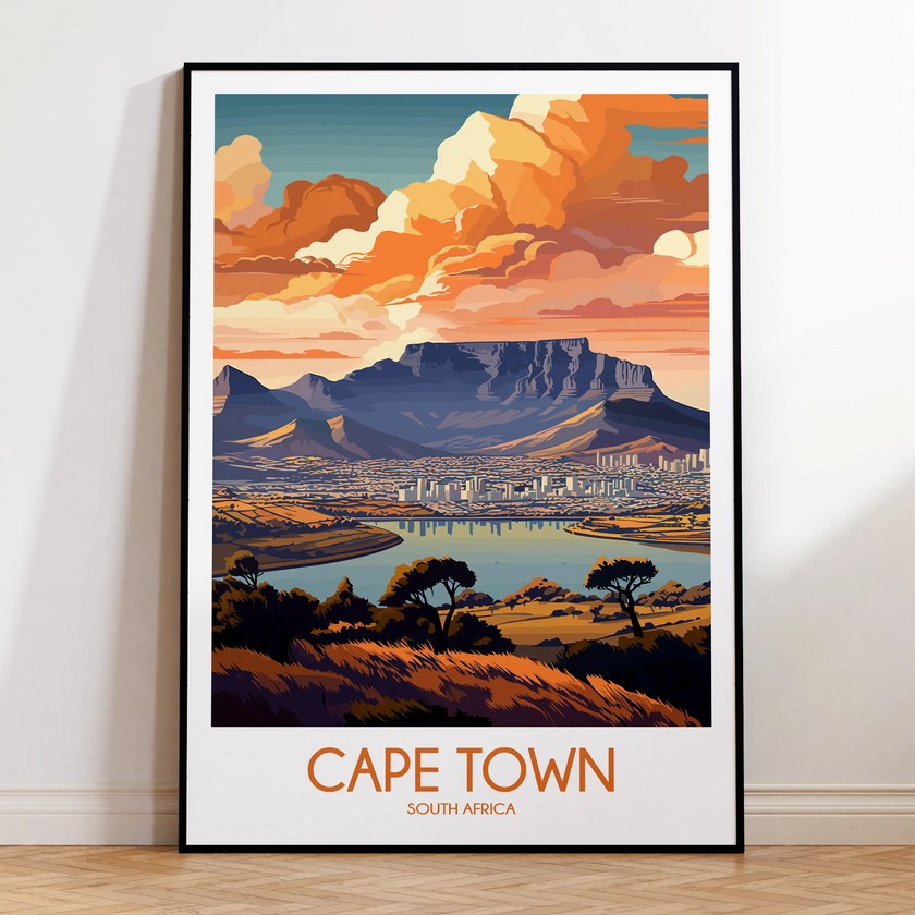 Cape Town Minimalist Wall Art