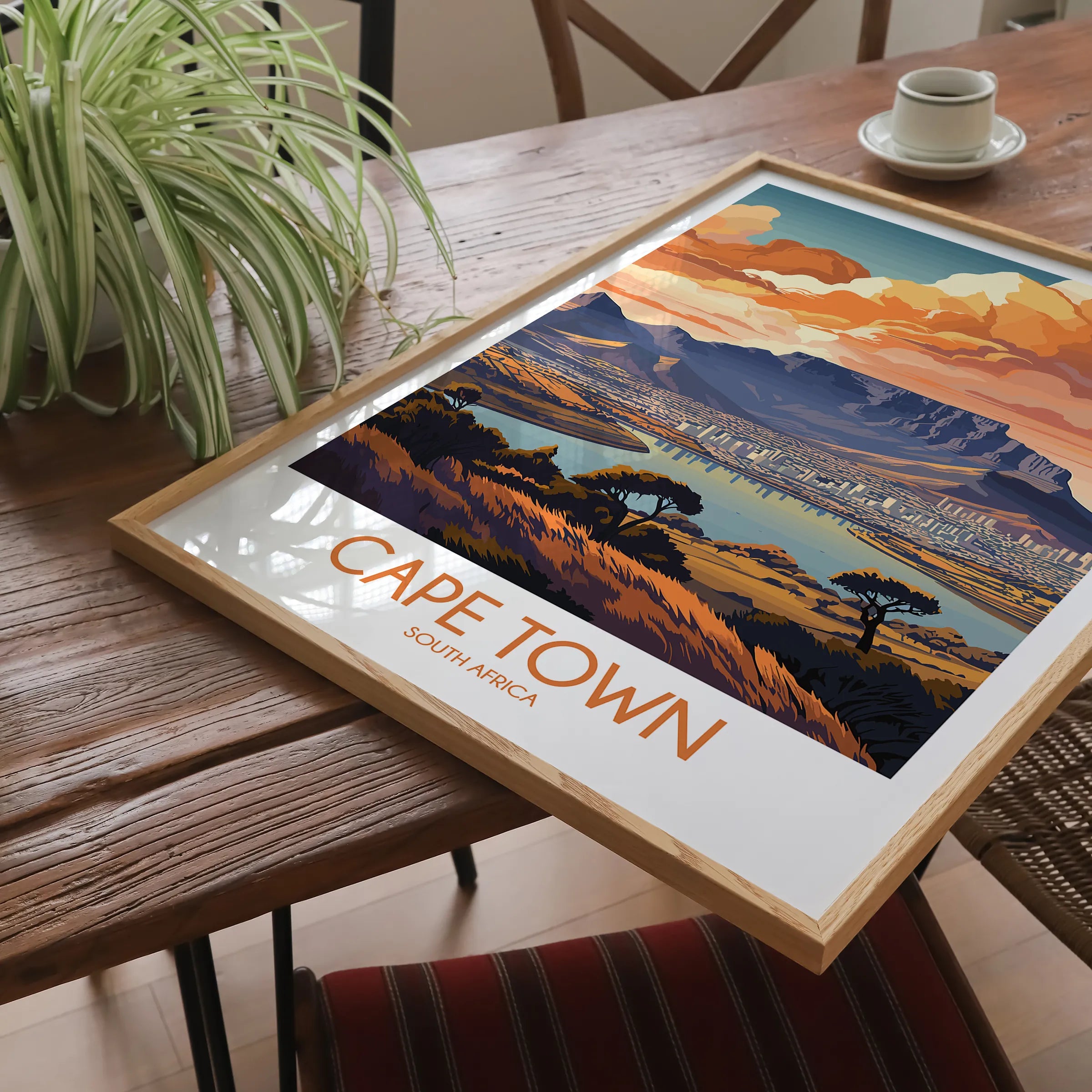 Cape Town Modern Travel Poster