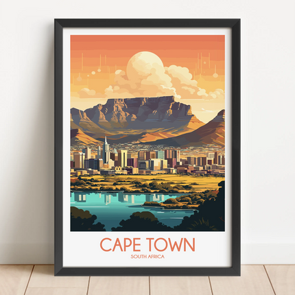 Cape Town Scenic Landscape Art
