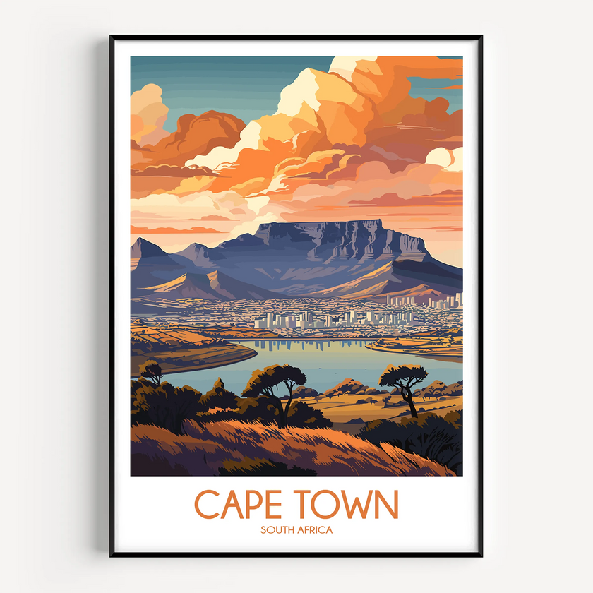 Cape Town Scenic Landscape Art