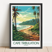 Cape Tribulation Modern Travel Poster