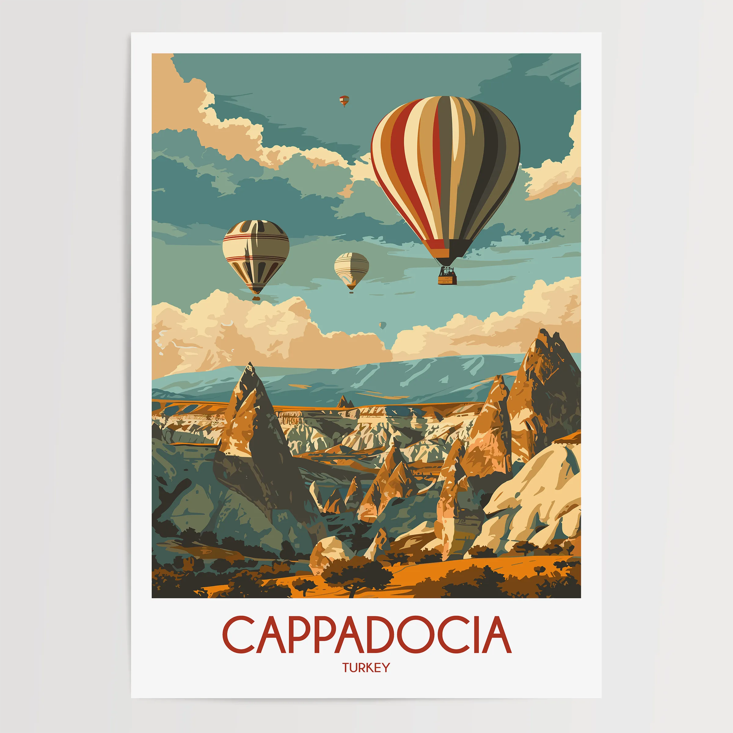 Cappadocia Destination Art Gift