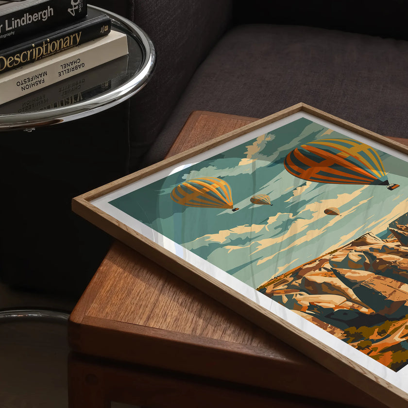 Cappadocia Modern Travel Poster