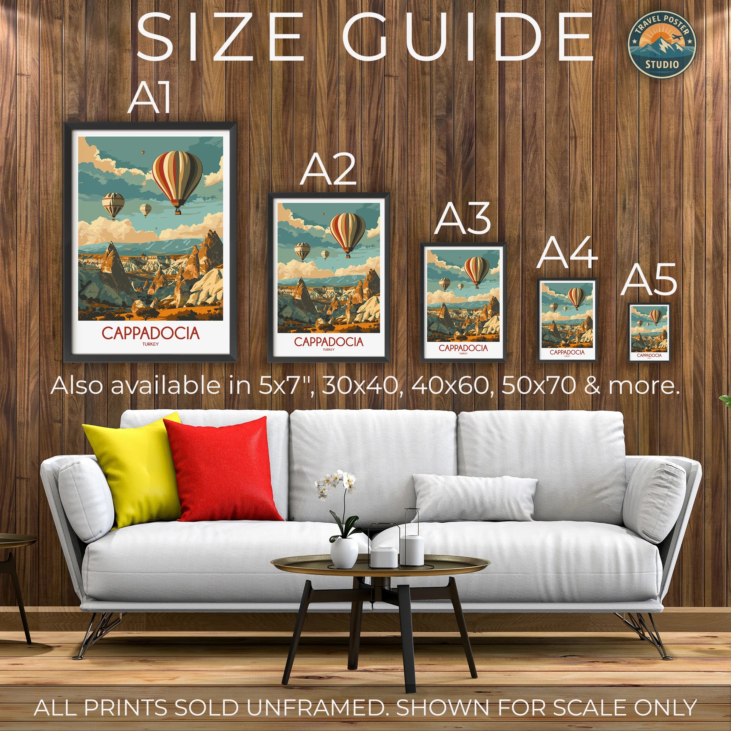 Cappadocia Modern Travel Poster