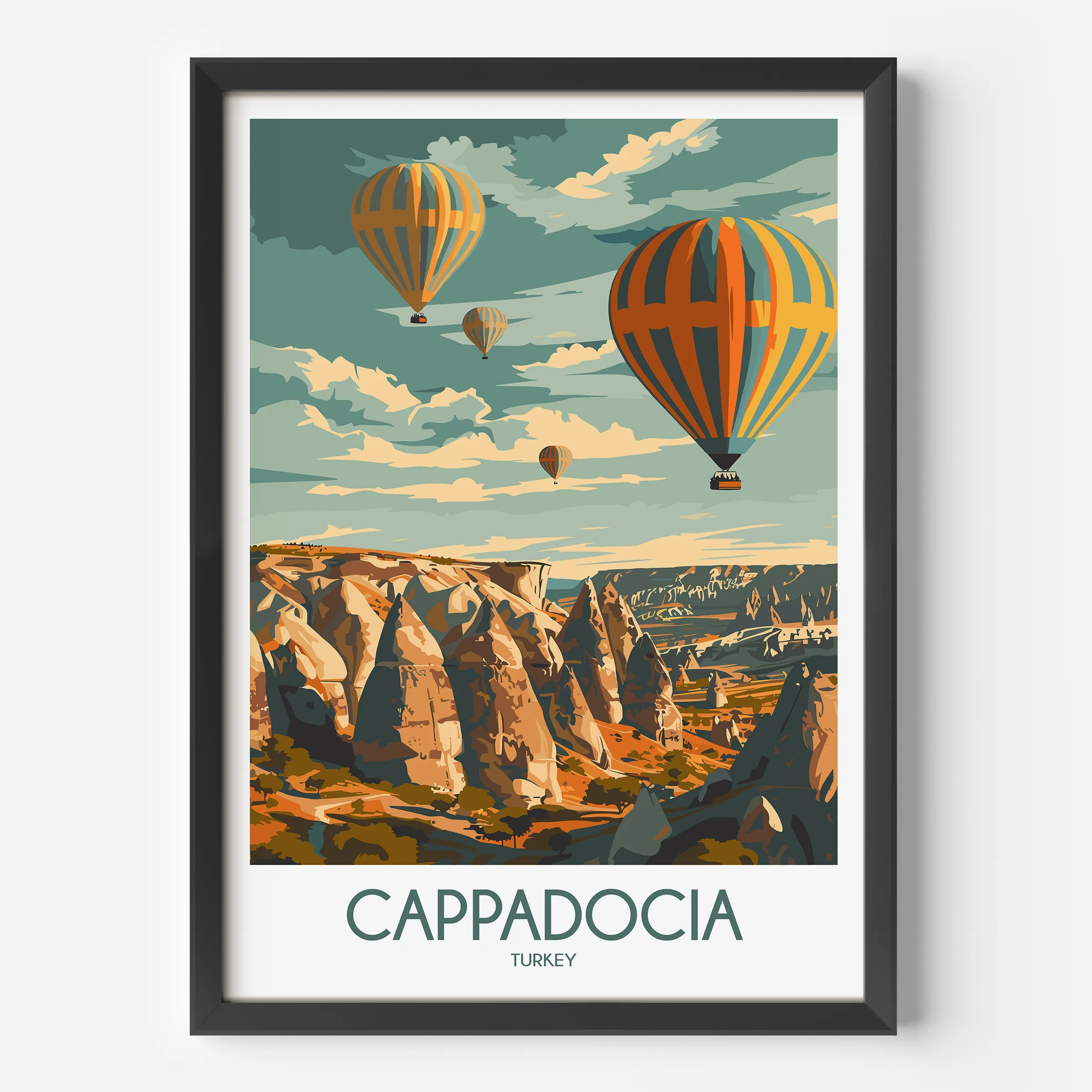 Cappadocia Modern Travel Poster