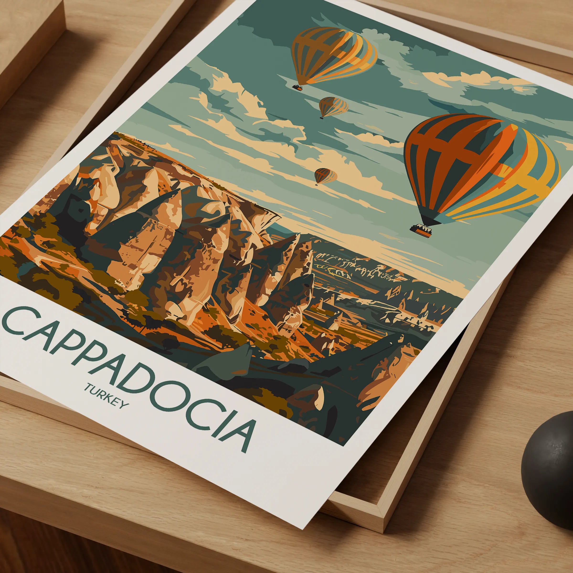 Cappadocia Scenic Landscape Art