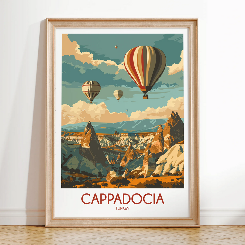 Cappadocia Scenic Landscape Art
