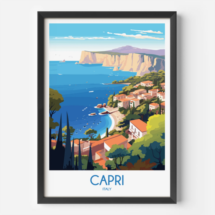 Capri Destination Art Gift
