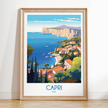 Capri Modern Travel Poster