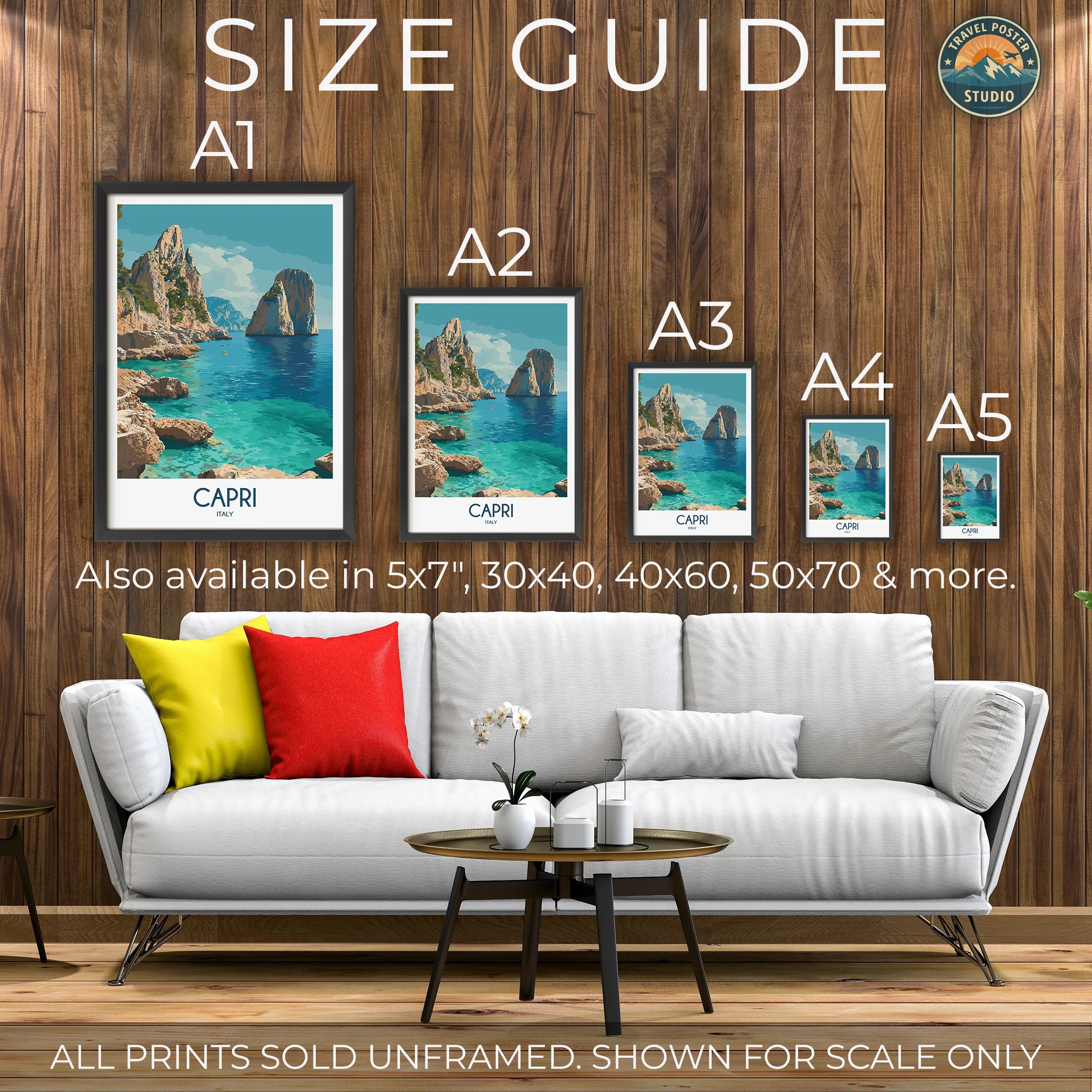 Capri Scenic Landscape Art