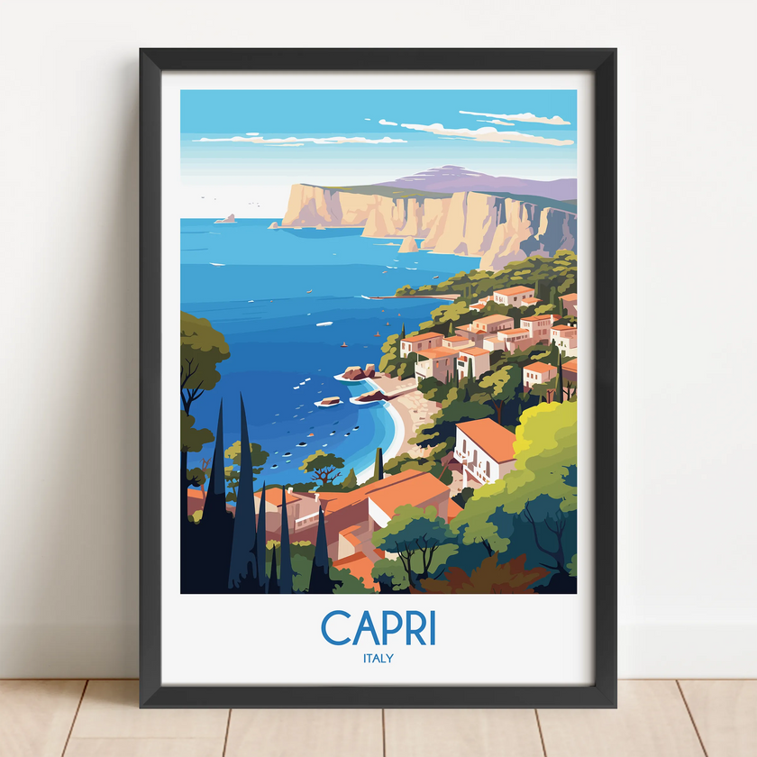 Capri Scenic Landscape Art