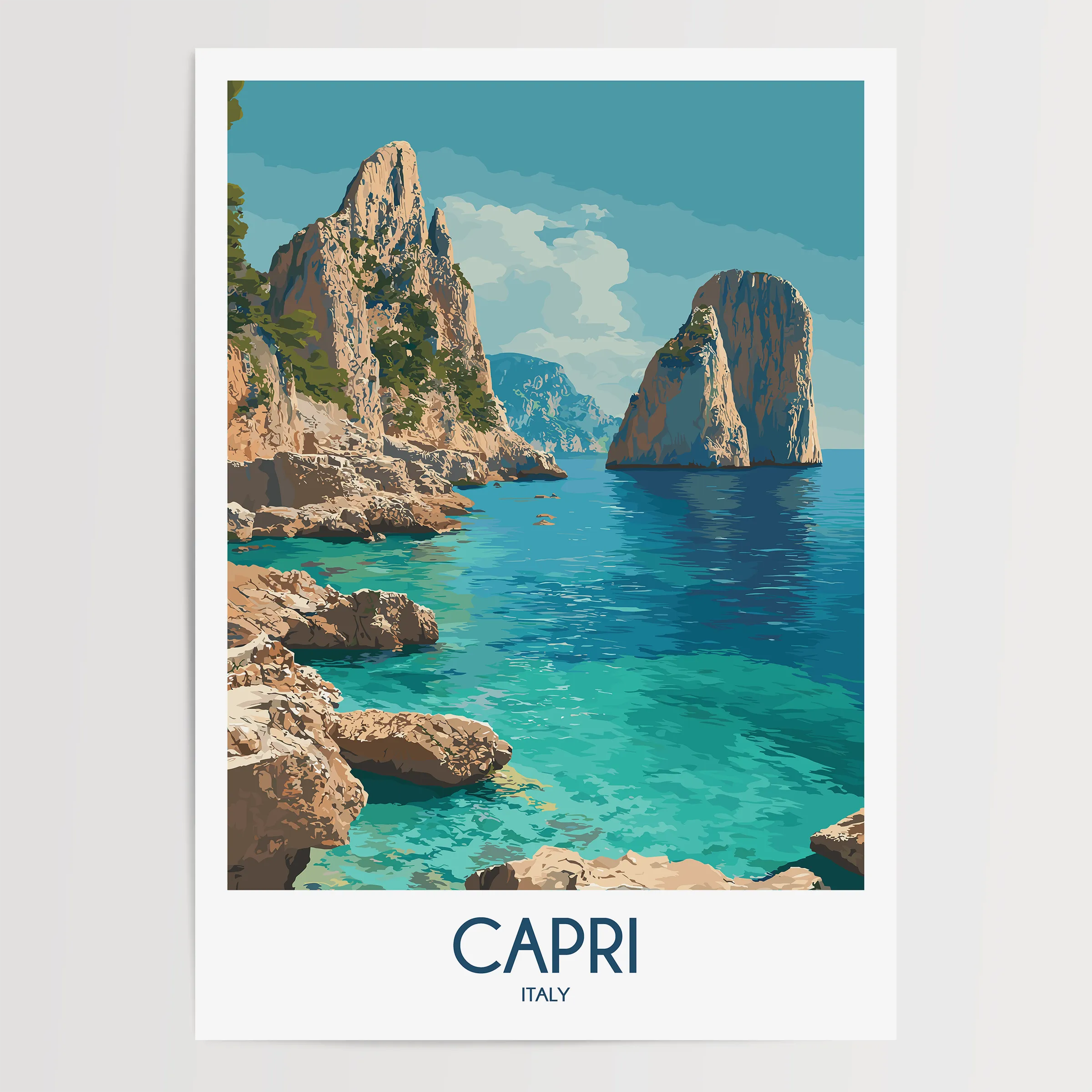 Capri Travel Memory Gift