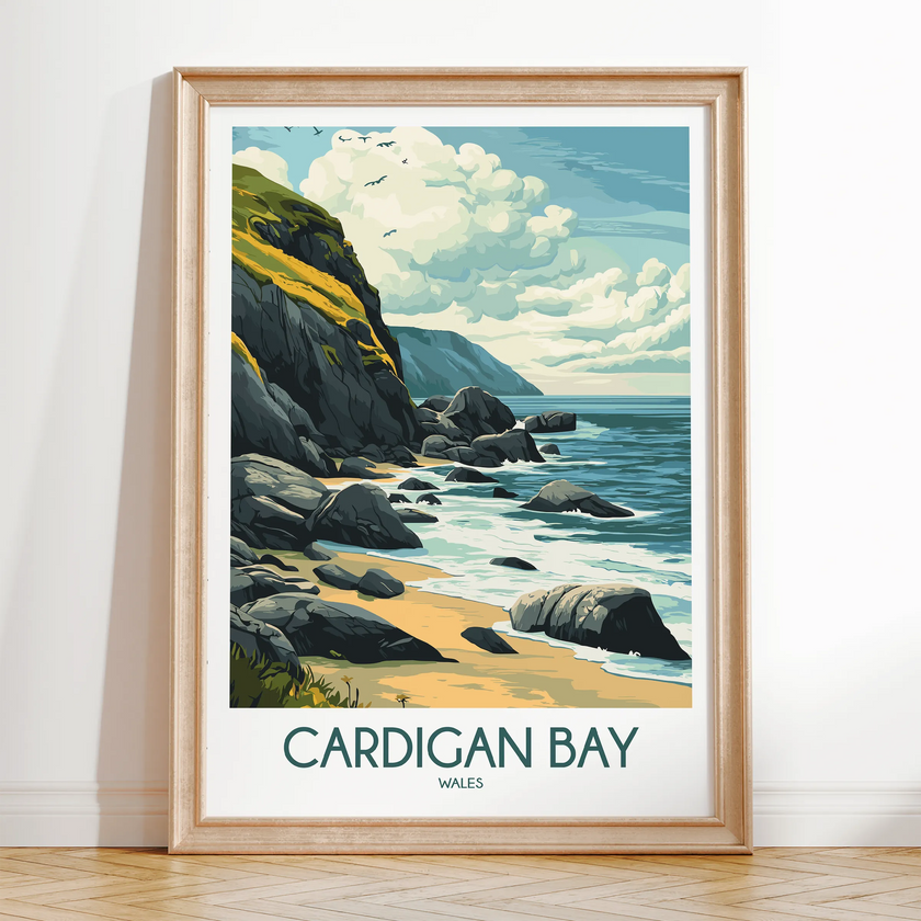 Cardigan Bay Souvenir Poster Print
