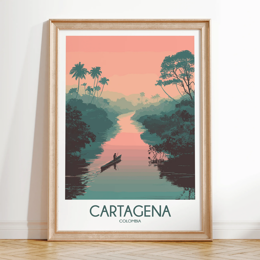 Cartagena Destination Art Gift