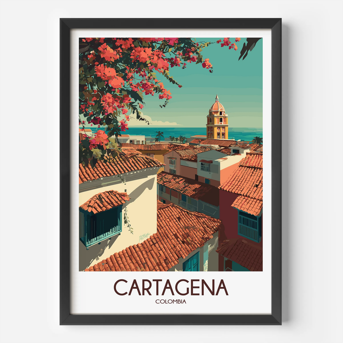 Cartagena Destination Art Gift