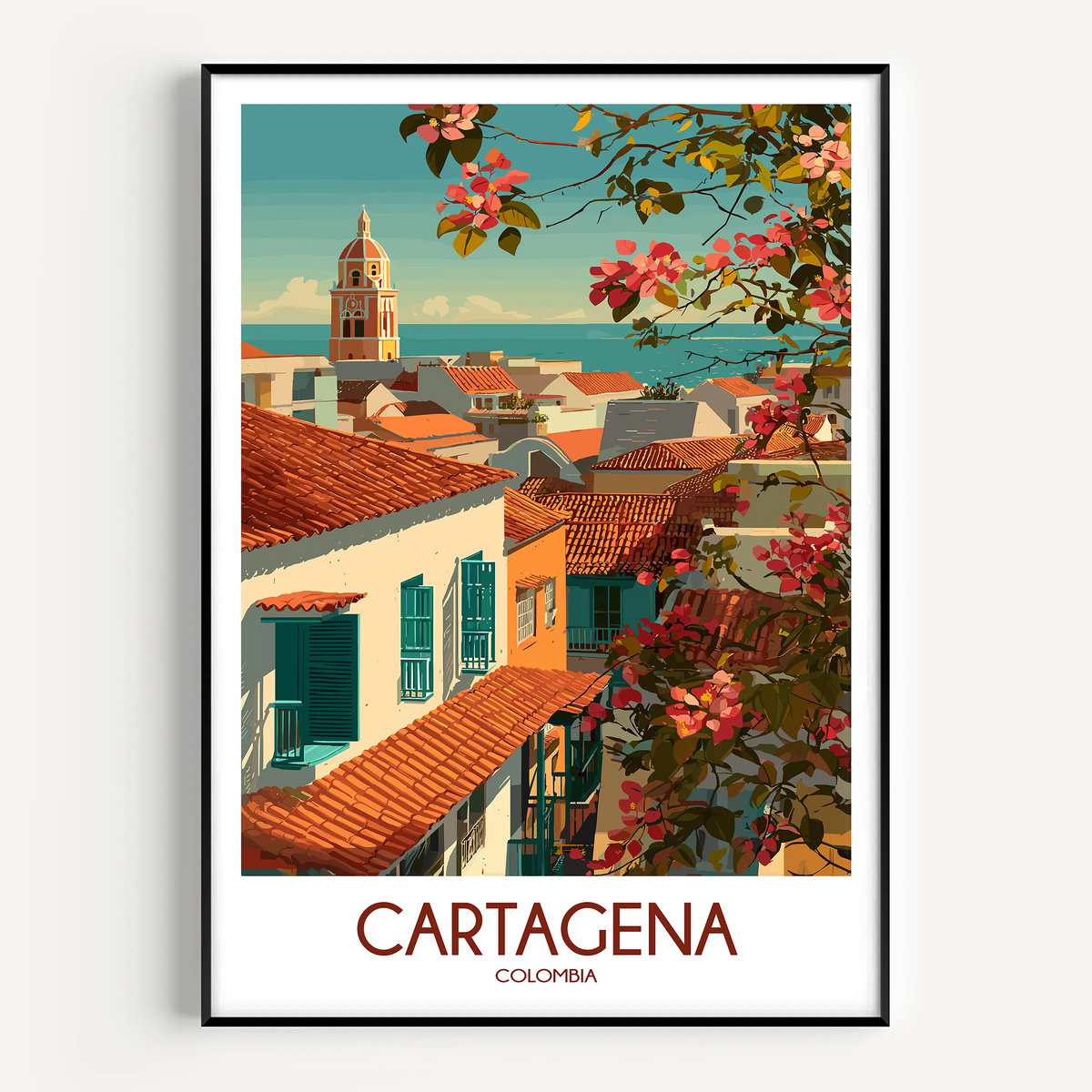 Cartagena Minimalist Wall Art