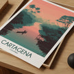 Cartagena Modern Travel Poster