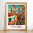 Cartagena Modern Travel Poster
