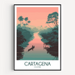 Cartagena Scenic Landscape Art