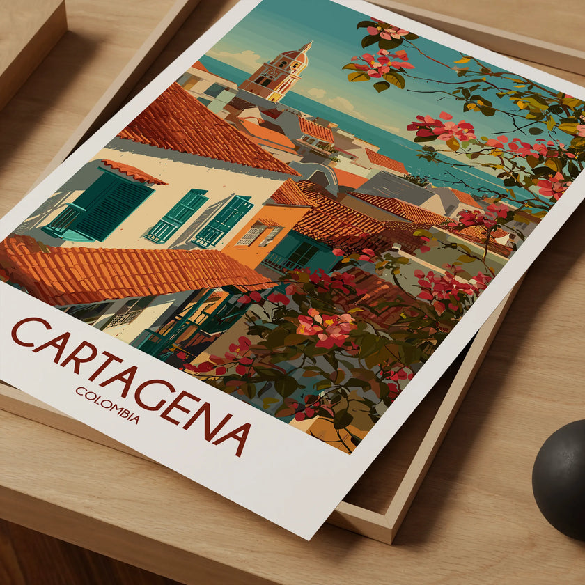 Cartagena Souvenir Poster Print