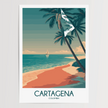 Cartagena Vintage Style Print