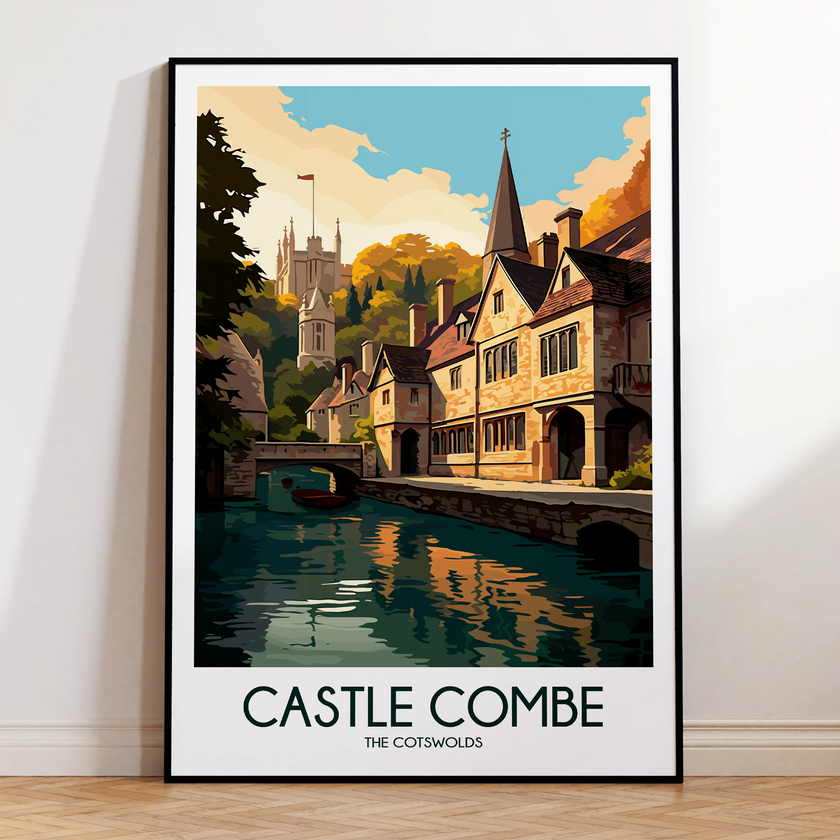 Castle Combe Destination Art Gift