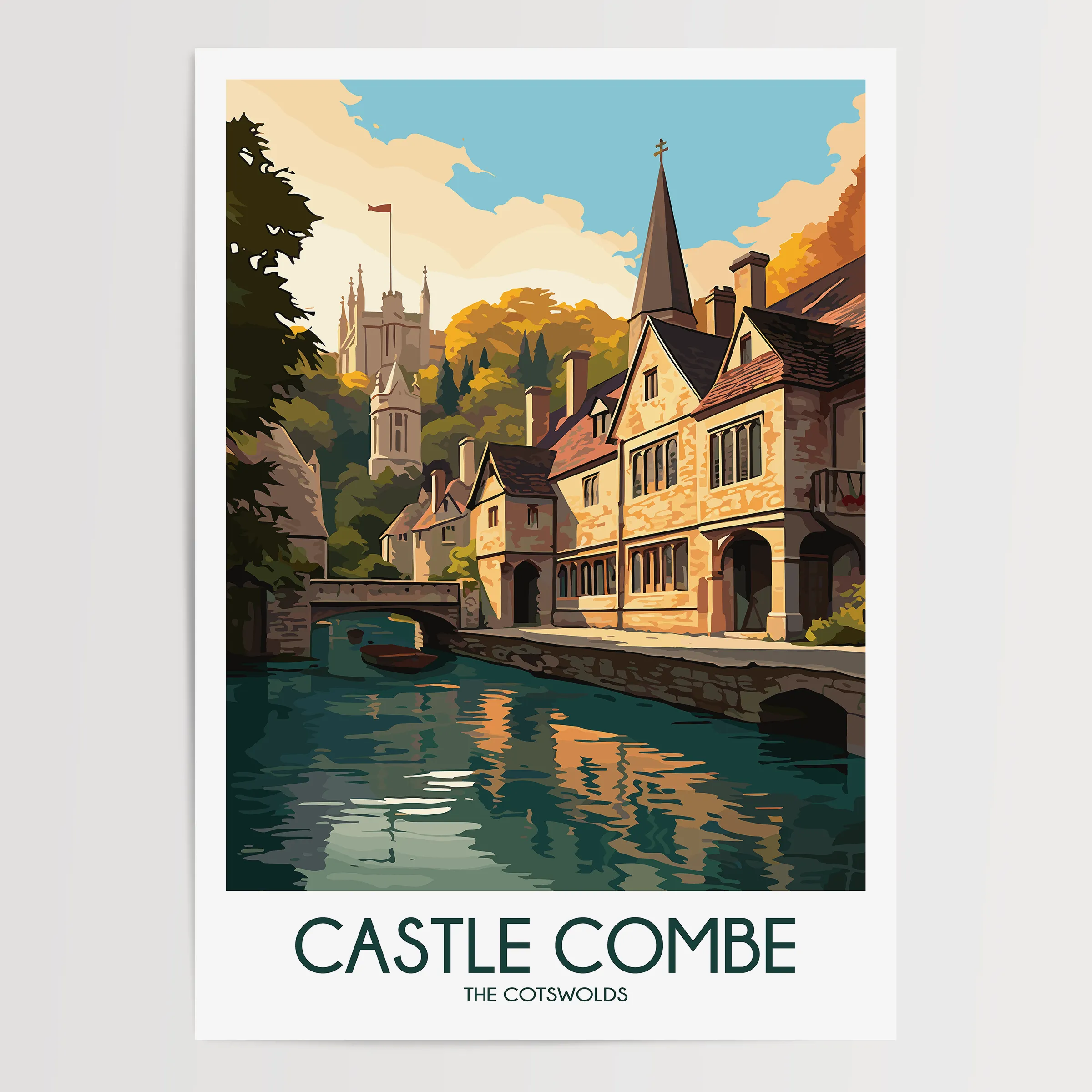 Castle Combe Gallery Quality Print