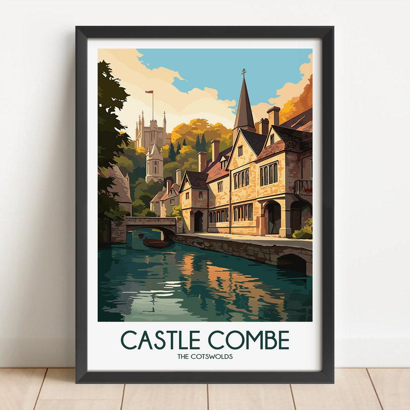 Castle Combe Minimalist Wall Art