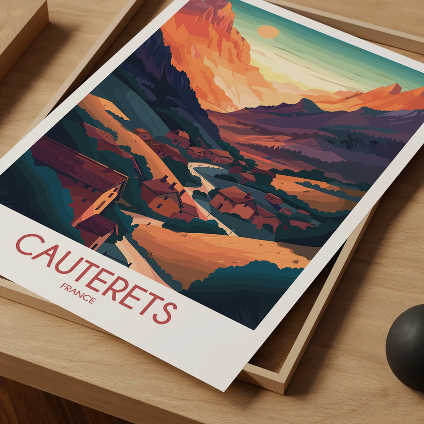 Cauterets Scenic Landscape Art