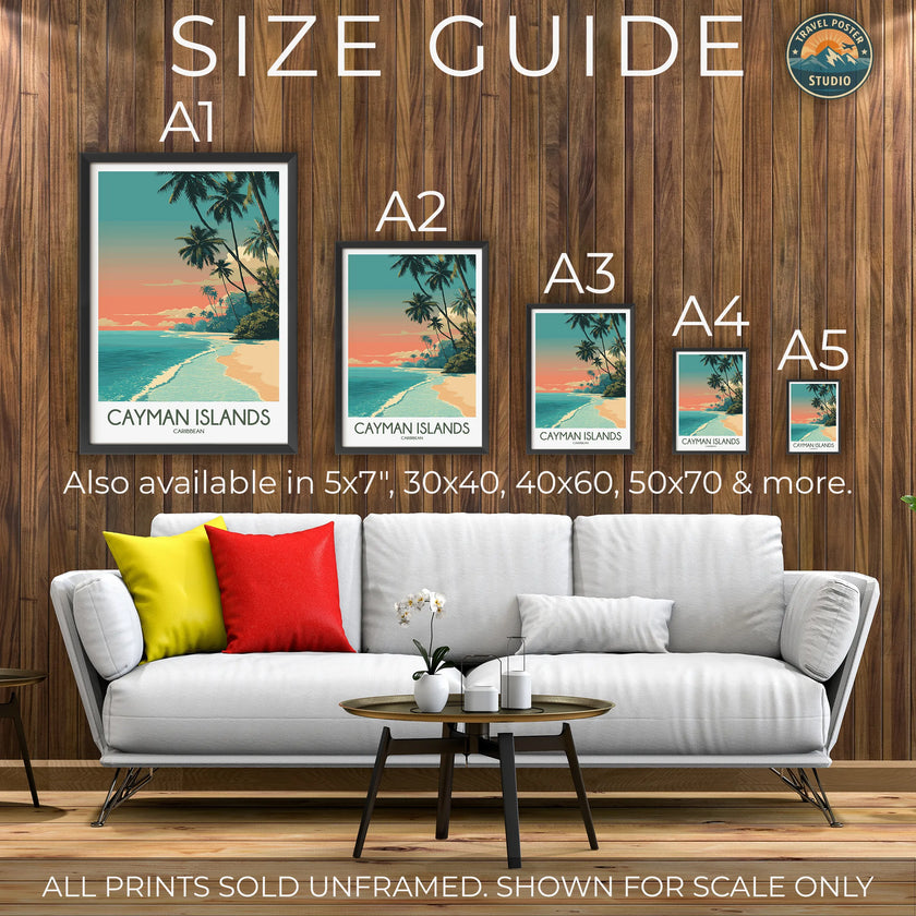Cayman Islands Scenic Landscape Art