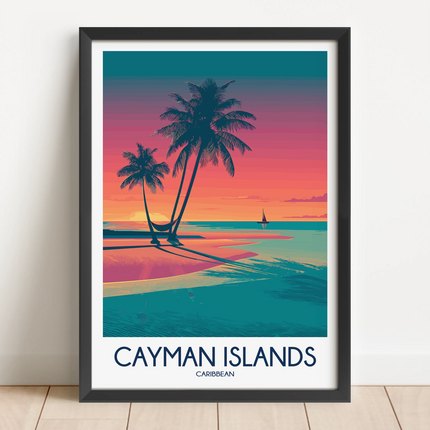 Cayman Islands Scenic Landscape Art