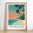 Cayman Islands Souvenir Poster Print