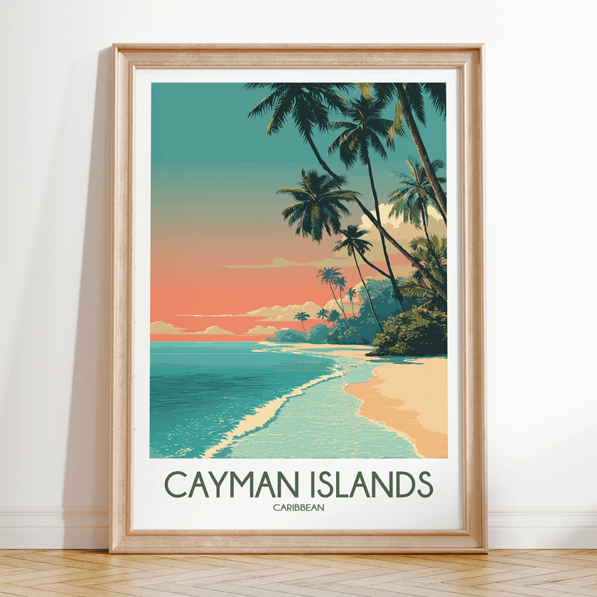 Cayman Islands Souvenir Poster Print