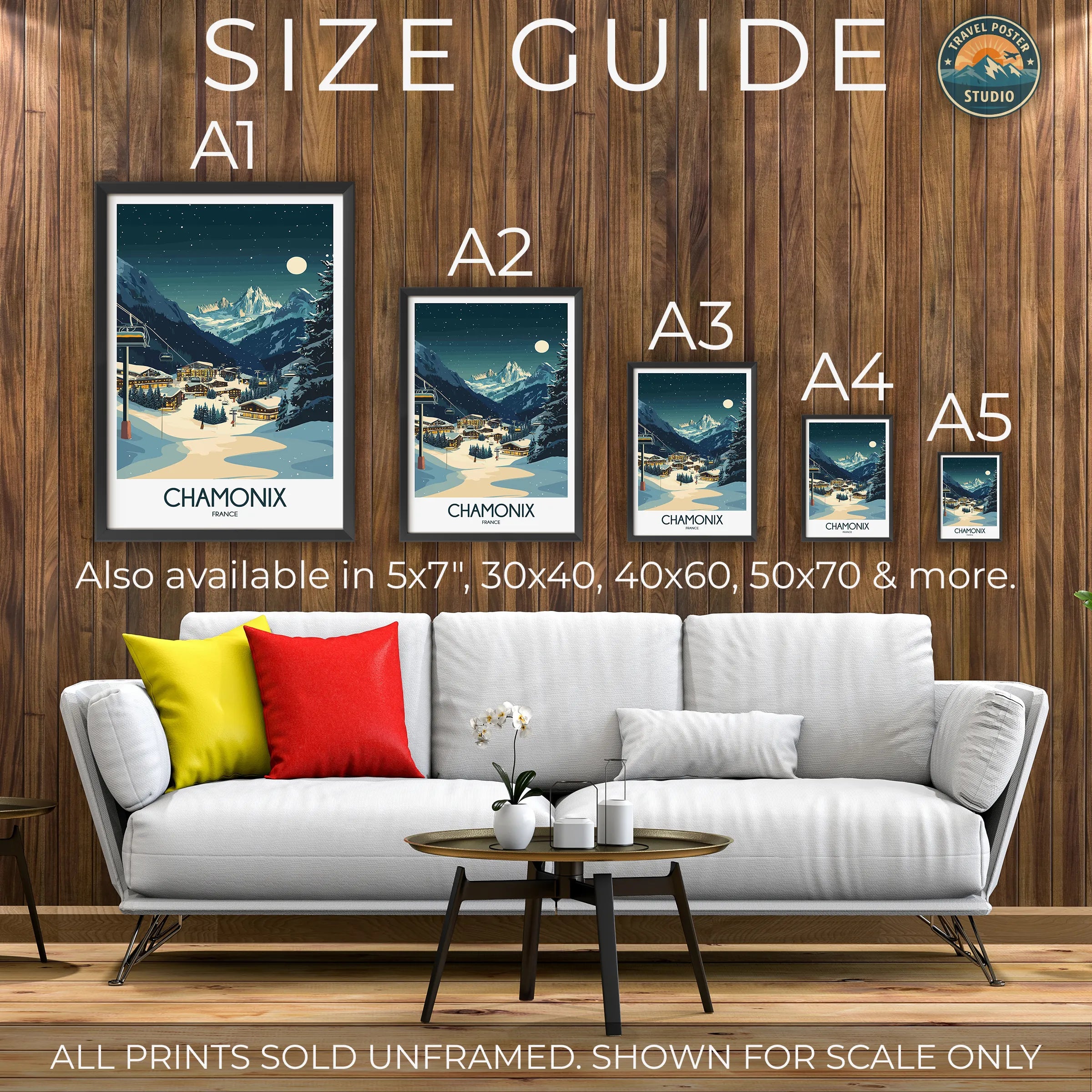Chamonix Destination Art Gift