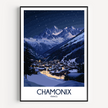 Chamonix Destination Art Gift