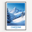 Chamonix Destination Art Gift