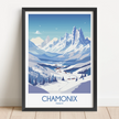 Chamonix Minimalist Wall Art