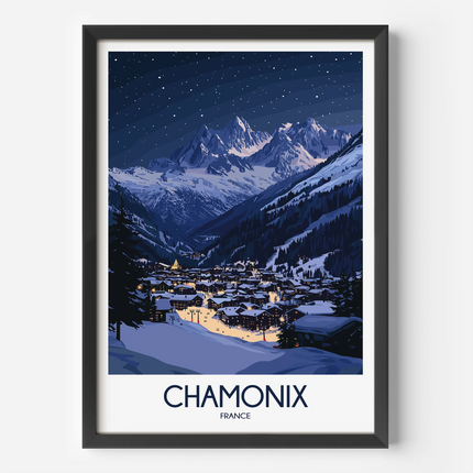 Chamonix Minimalist Wall Art