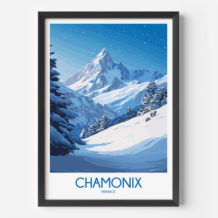 Chamonix Minimalist Wall Art