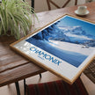 Chamonix Souvenir Poster Print