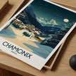 Chamonix Vintage Style Print