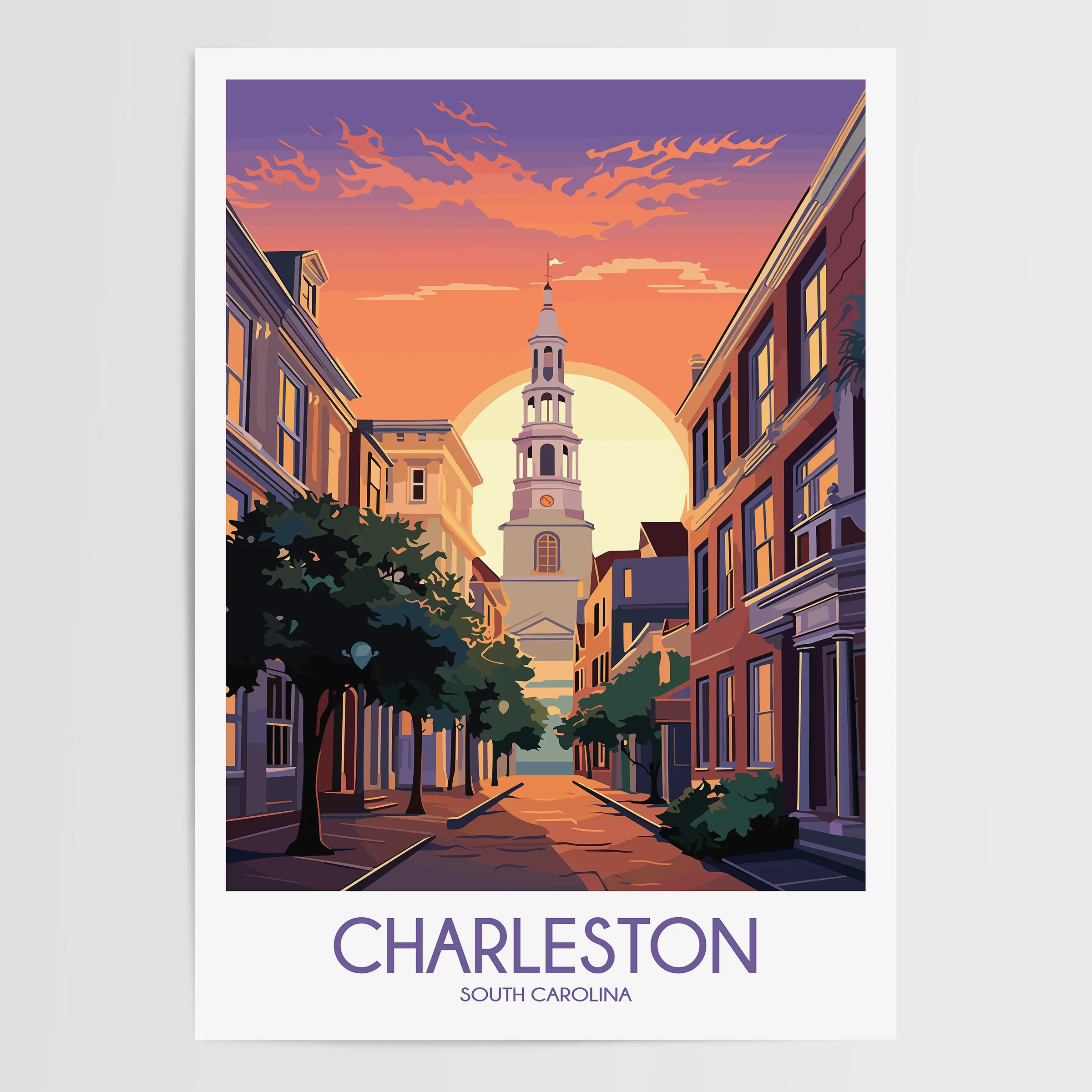 Charleston Destination Art Gift