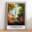 Charleston Modern Travel Poster