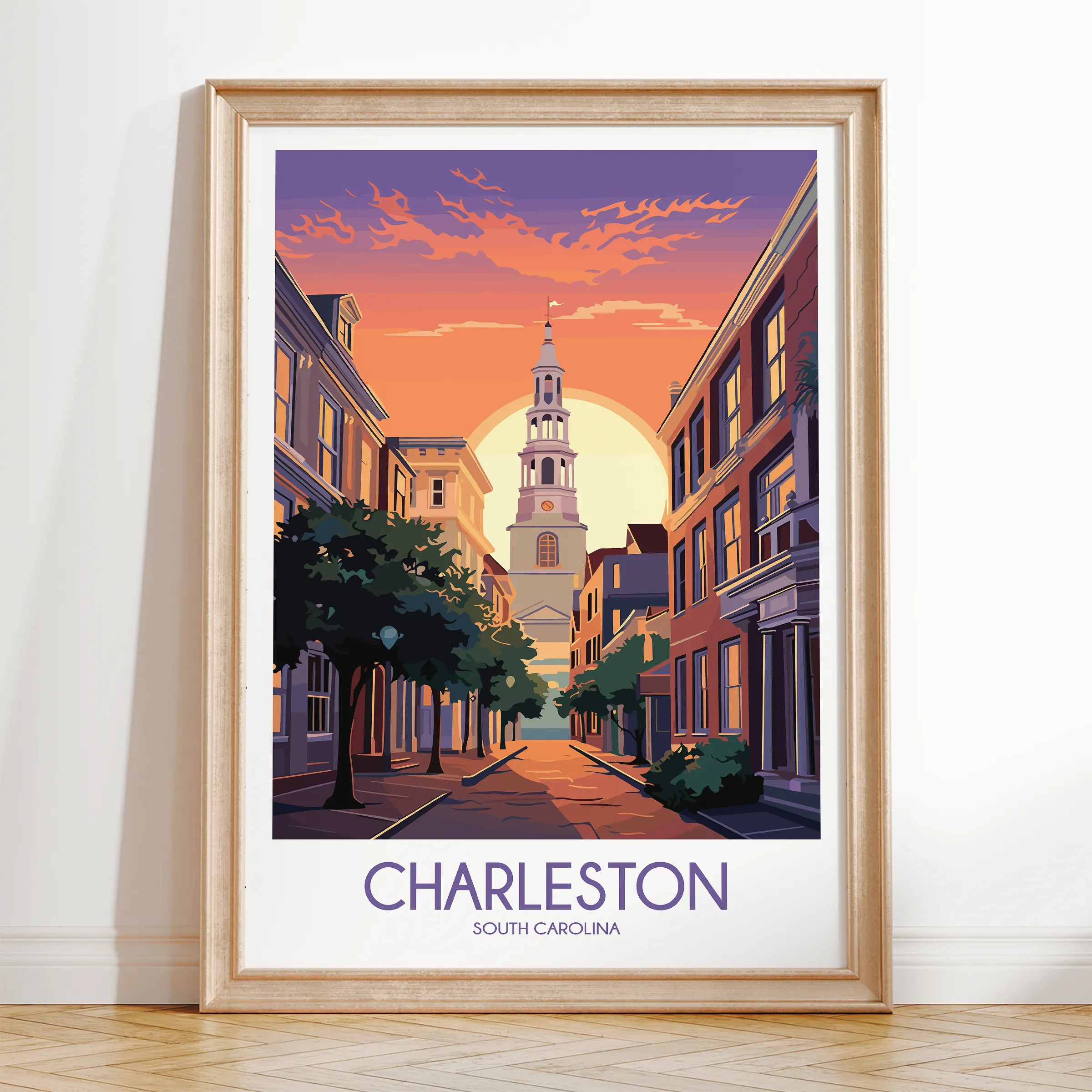 Charleston Scenic Landscape Art