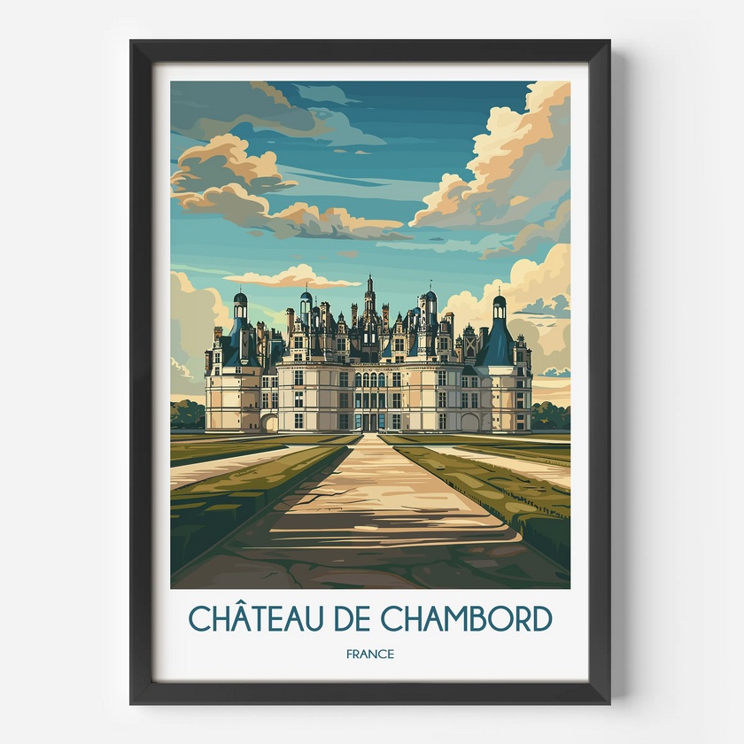Chateau De Chambord Gallery Quality Print