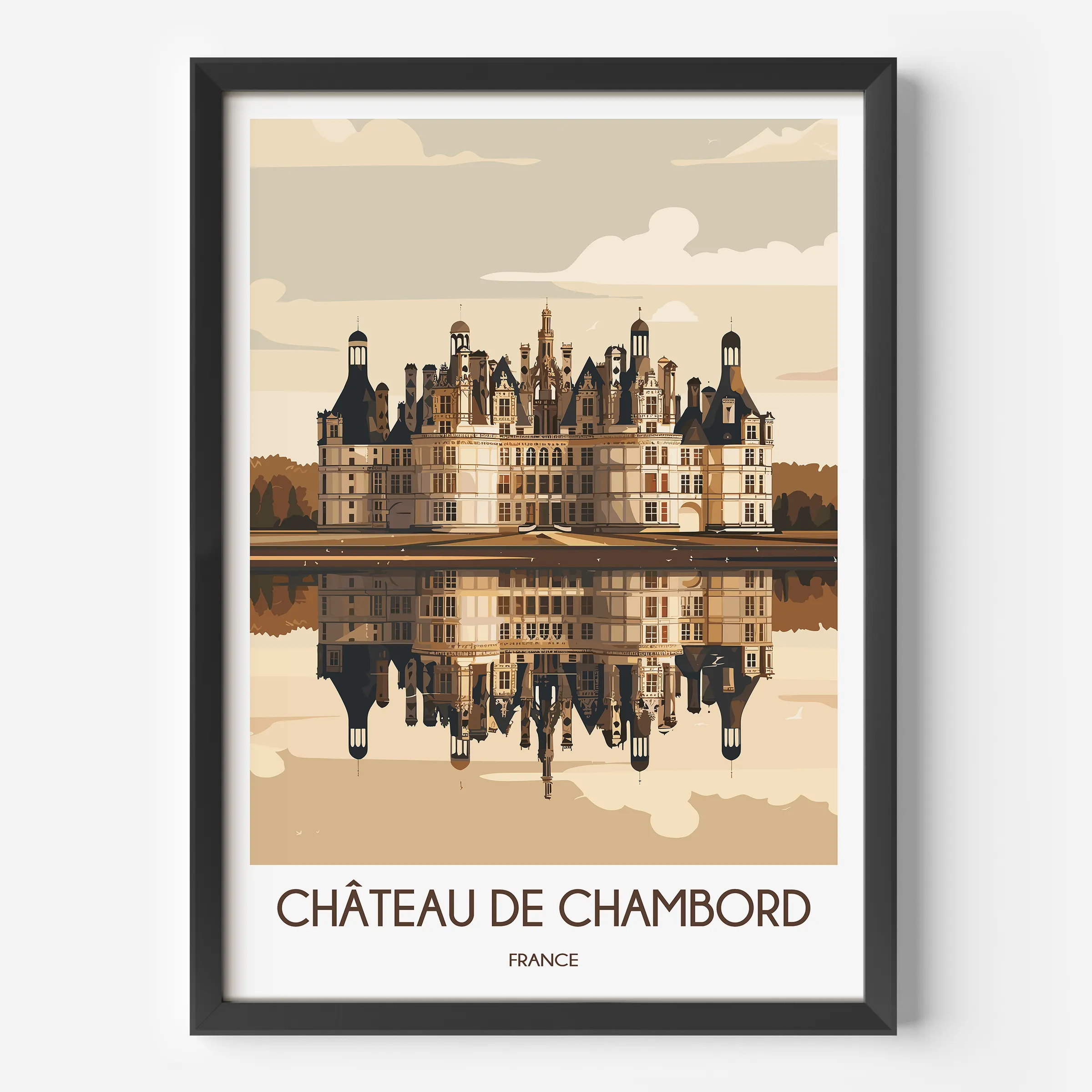 Chateau De Chambord Home Office Decor