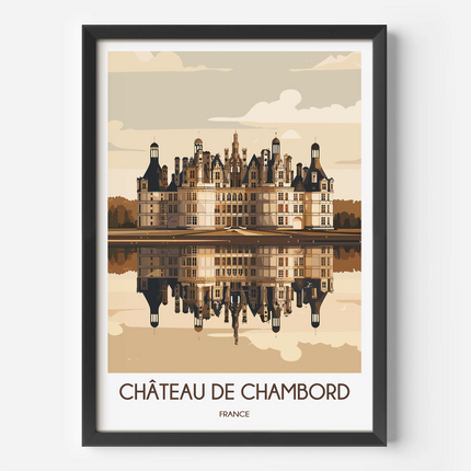Chateau De Chambord Home Office Decor